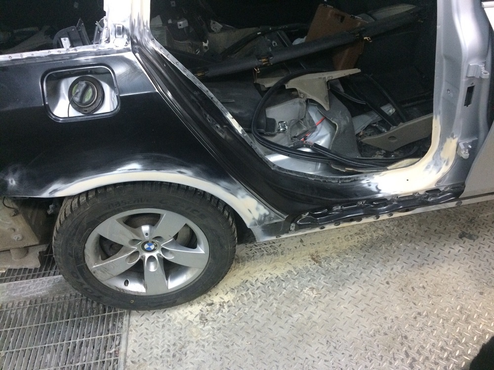 BMW E61 во время ремонта