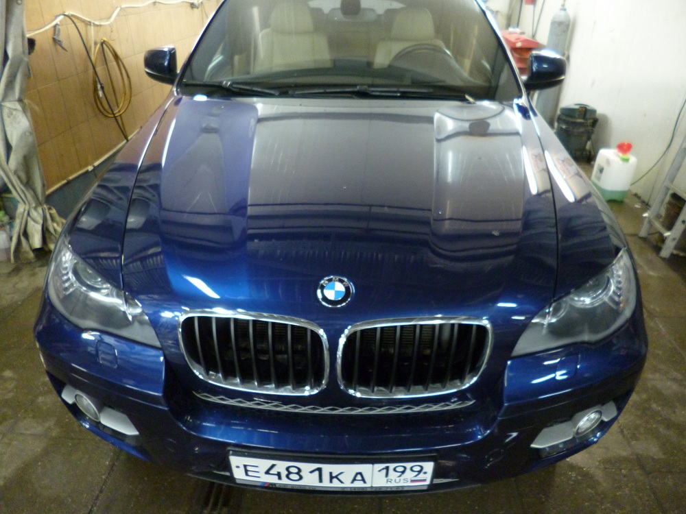 BMW E70 после ремонта вид спереди 2
